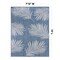 World Rug Gallery Contemporary Palm Leaves Textured Flat Weave Indoor/Outdoor Area Rug 7'10''X10' Blue 111BLUE8X10 - alternate 7